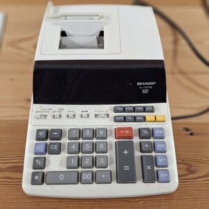 sharp el-1197piii printing calculator